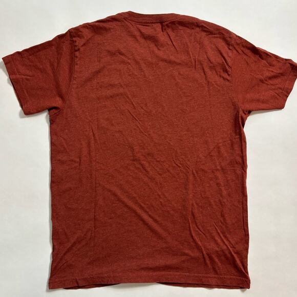 Mens Small Cotopaxi Short Sleeve Horizon Rust T-Shirt Llama Retro Organic Cotton - Picture 4 of 5
